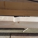 Gabarit pour entailler de chevrons