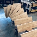 Petit escalier limon central