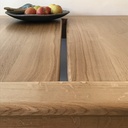 Table en chêne, pieds en arêtier