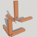 Assemblage à 2 coupes