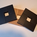 Dessous de plats avec ébonisation