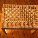 Banc et tressage en corde danoise