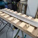 Gabarit pour dégauchir à la raboteuse