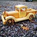 Ford pickup en bois