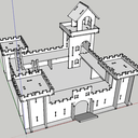 Chateau Fort, découpe laser