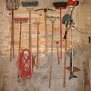 Support à outils de jardin