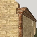 Charpente et couverture d'une vieille grange