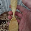 23éme cuillère de 2023 : Cuillère en bouleau au naturelle.