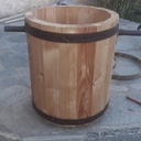 Pot pour fleur en mélèze