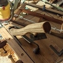 Manche de hache en frêne