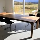 Table à rallonge bout de table