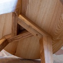 Table basse ronde à 3 pieds