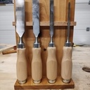 Un support aimanté pour mes ciseaux à bois