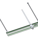 Guide coupe parallèle pour rail de scie plongeante