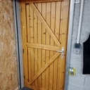 Rénovation et modification d'une porte traditionnelle