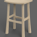 Un Tabouret en Frêne