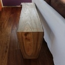 Banc en bois de chauffage