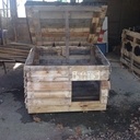 Ma premier création niche pour mon chien