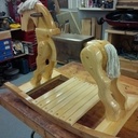 Cheval à bascule pour Aurélie