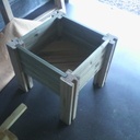 Bac a fleurs en lame de terrasse (2016)