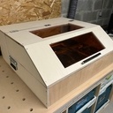 Caisson pour graveuse-découpeuse laser