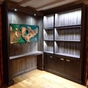 Bibliothèque merisier