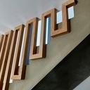 Claustra serpent pour escalier béton