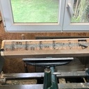 Vase hêtre et résine