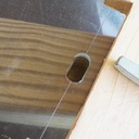 Gabarit domino pour fraisage en milieu de panneau