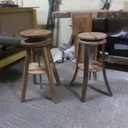 -encore- un tabouret réglable et tournant façon photomaton!