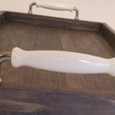 Plateau de service, poignées porcelaine