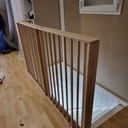 Rambarde d escalier pivotant