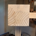 Section carré reconstituée