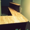 Borne d'accueil pour une maison médicale