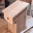 Nichoir en sapin de récup'