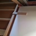 Placard vestiaire suivant l'escalier existant