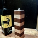 Moulin à poivre en pyjama rayé