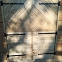 Fabrication Abri de jardin en mélèze