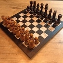 Échiquier en placage bois