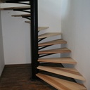 Marche d'escalier bois métal