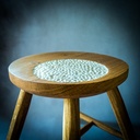 Carved oak stool (2023)