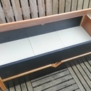 Meuble à chaussures coffre de confinement