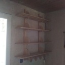 Bibliothèque suspendu