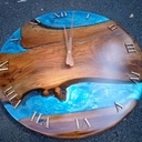 Horloge en vieux chene Ø50cm