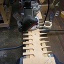 Gabarit queue d'aronde maison