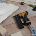 Un sapin de Noël en bois