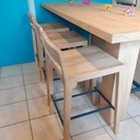 Coin cuisine table haute