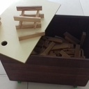 Kapla avec coffret sur roulette