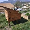 Poulailler en palettes