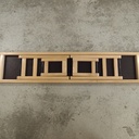 Banc zig zag pliable